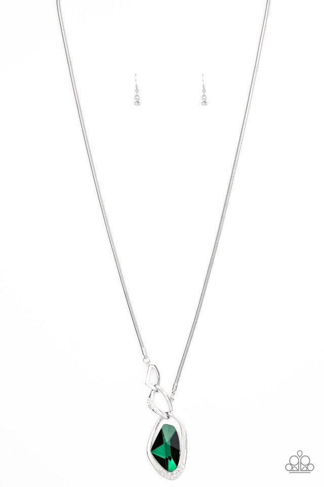 Paparazzi Necklace ~ Optical Opulence - Green
