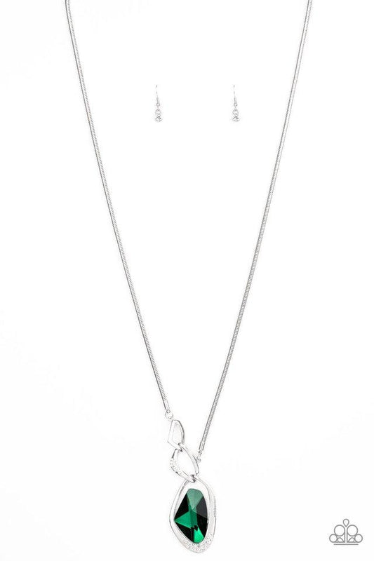 Paparazzi Necklace ~ Optical Opulence - Green