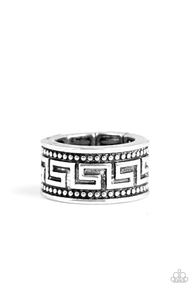 Tycoon Tribe - Silver - Paparazzi Ring Image