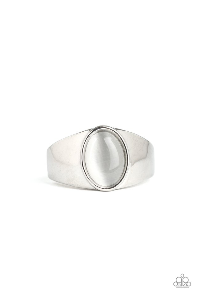 Cool Down - White - Paparazzi Ring Image