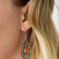 Simply Sedimentary - Orange - Paparazzi Earring Image