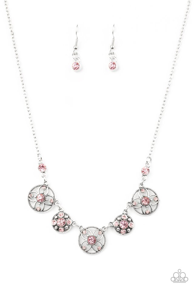 Floral Florescence - Pink - Paparazzi Necklace Image