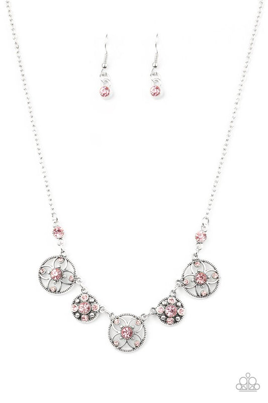 Floral Florescence - Pink - Paparazzi Necklace Image