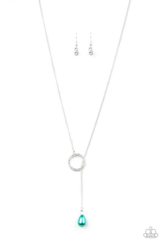 Paparazzi Necklace ~ Social Luster - Green