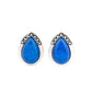 Stone Spectacular - Blue - Paparazzi Earring Image