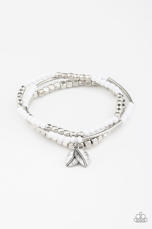 Desert Wanderer - White - Paparazzi Bracelet Image