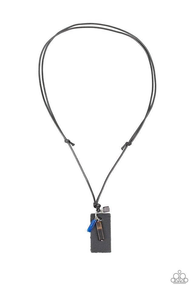 Mountain Scout - Black - Paparazzi Necklace Image