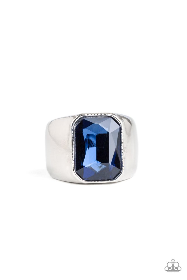 Scholar - Blue - Paparazzi Ring Image