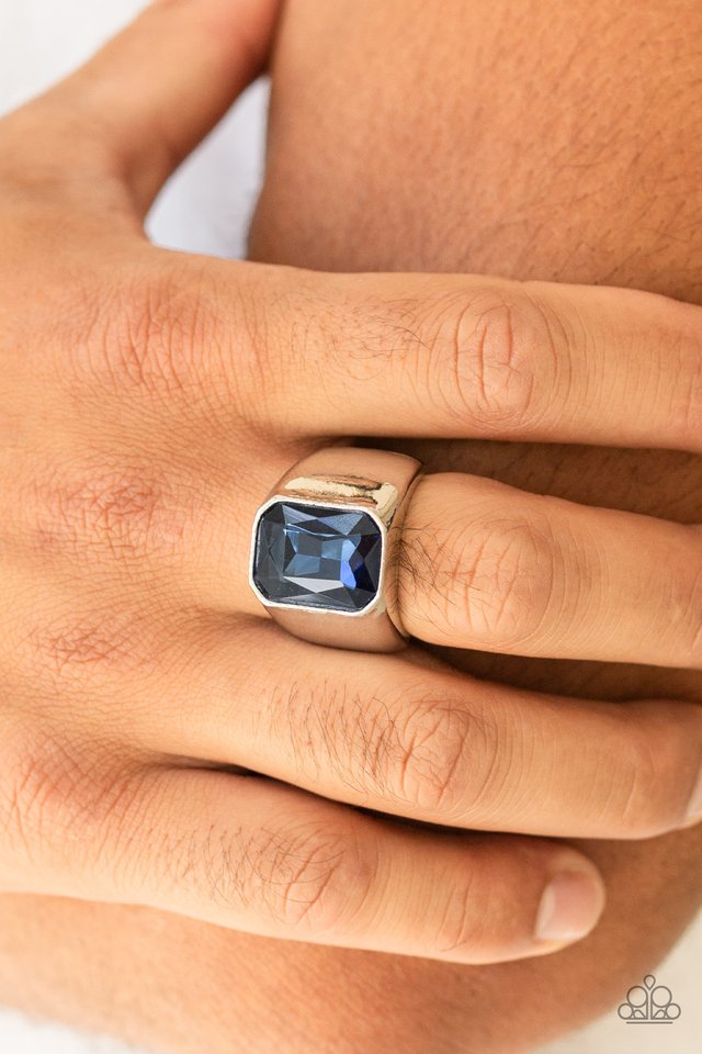 Scholar - Blue - Paparazzi Ring Image