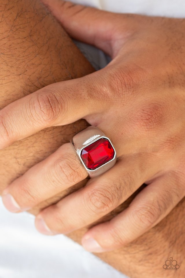 Scholar - Red - Paparazzi Ring Image