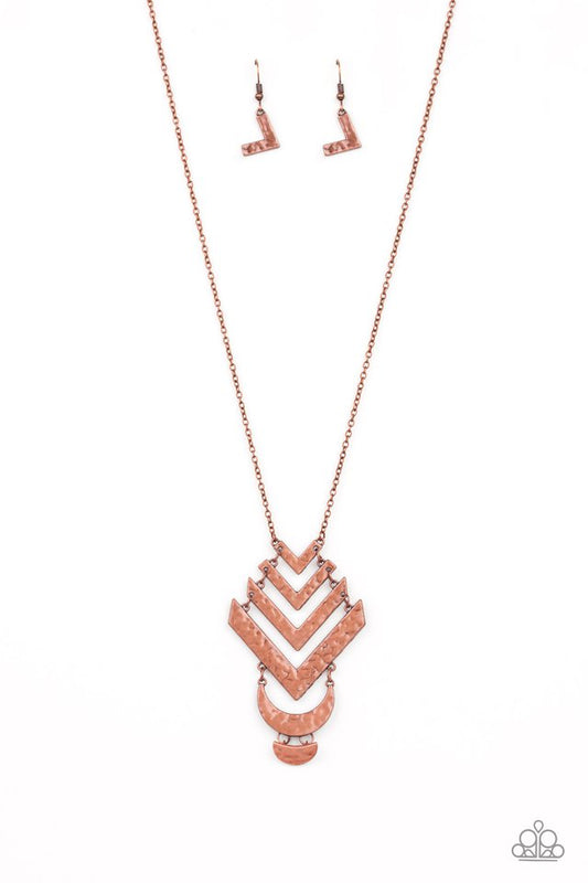 Artisan Edge - Copper - Paparazzi Necklace Image