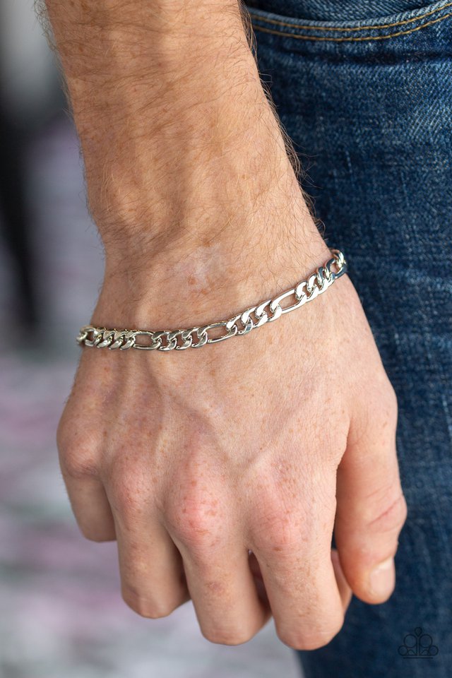 Roll Call - Silver - Paparazzi Bracelet Image