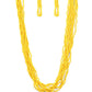 Congo Colada - Yellow - Paparazzi Necklace Image