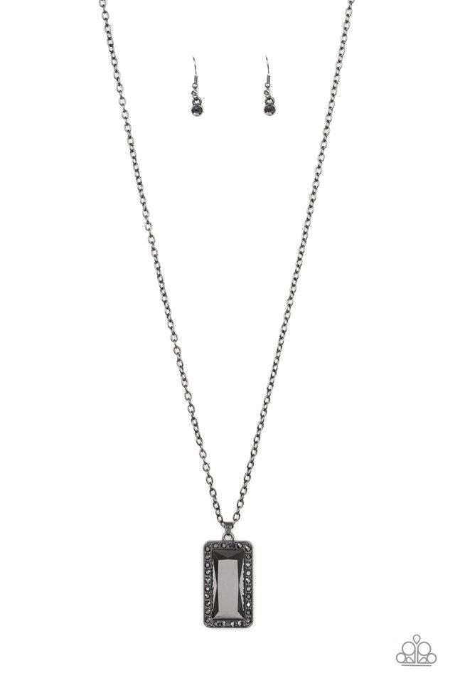 Paparazzi Necklace ~ Bada BLING Bada Boom - Black