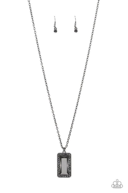 Paparazzi Necklace ~ Bada BLING Bada Boom - Black