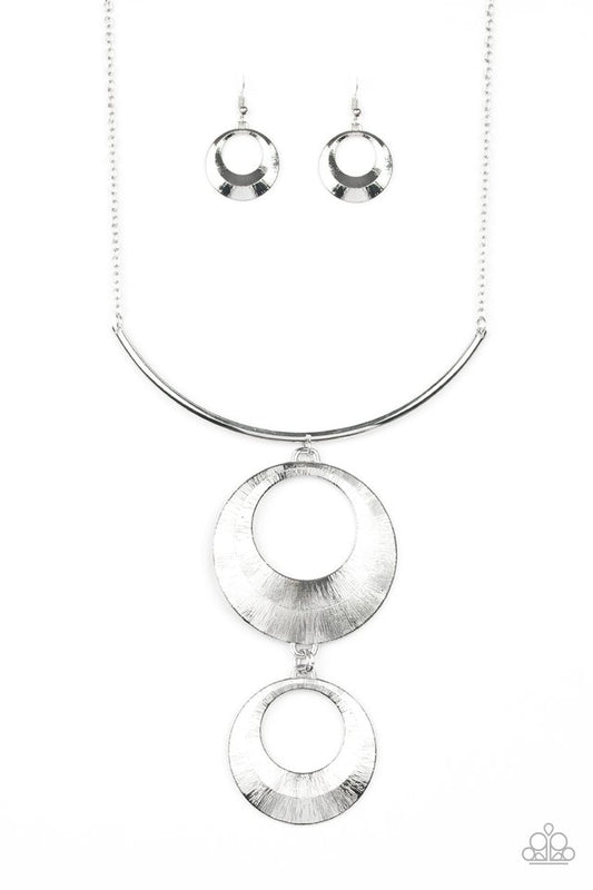 Egyptian Eclipse - Silver - Paparazzi Necklace Image