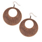 Dotted Delicacy - Copper - Paparazzi Earring Image