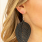 Amazon Zen - Black - Paparazzi Earring Image