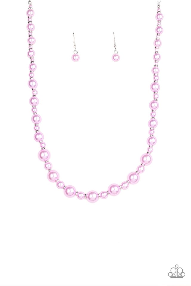Pearl Heirloom - Purple - Paparazzi Necklace Image