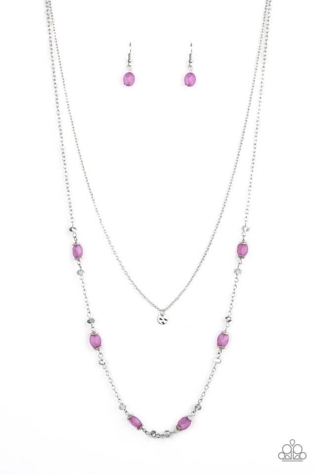 Irresistibly Iridescent - Purple - Paparazzi Necklace Image