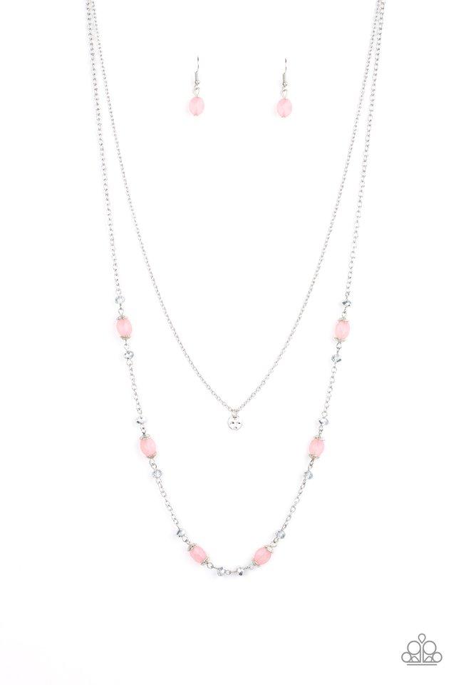 Paparazzi Necklace ~ Irresistibly Iridescent - Pink
