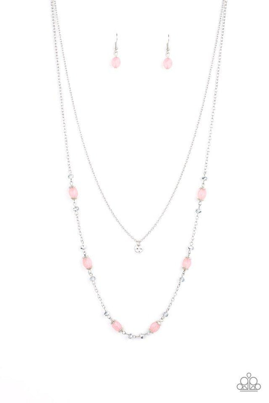 Paparazzi Necklace ~ Irresistibly Iridescent - Pink