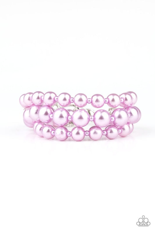 Total PEARL-fection - Purple - Paparazzi Bracelet Image