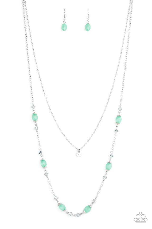 Irresistibly Iridescent - Green - Paparazzi Necklace Image