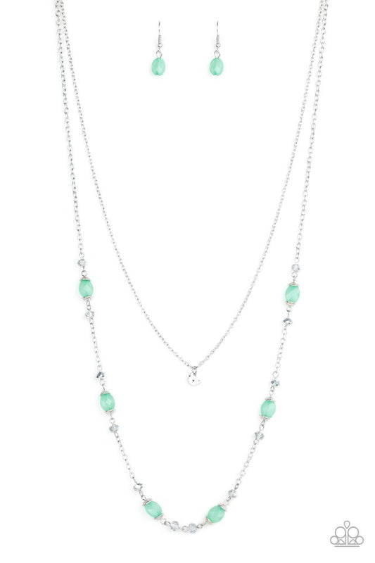 Irresistibly Iridescent - Green - Paparazzi Necklace Image