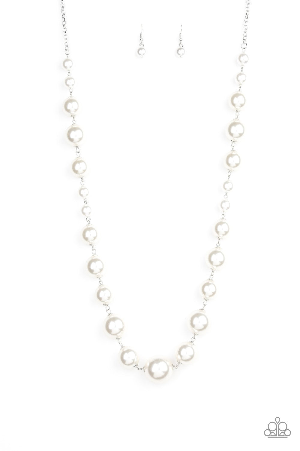 Paparazzi Necklace ~ Pearl Prodigy - White