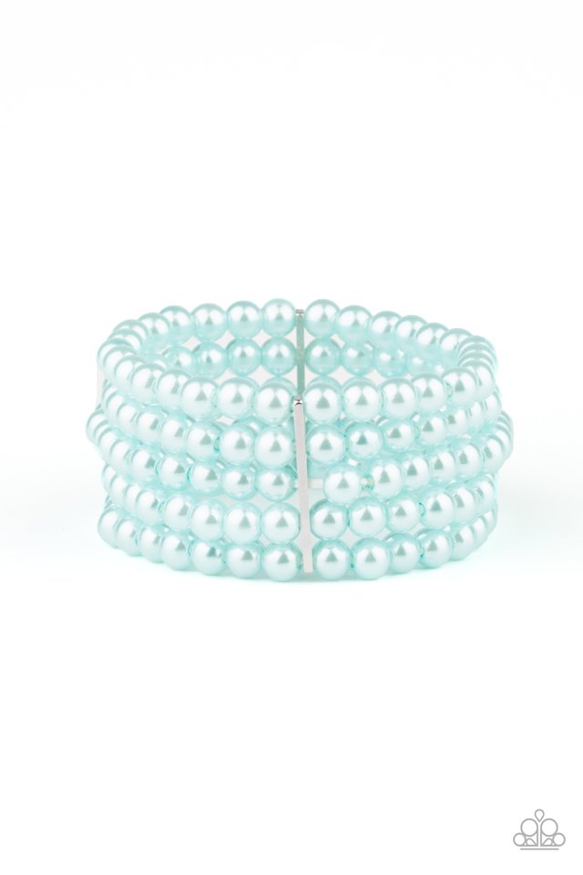 Pearl Bliss - Blue - Paparazzi Bracelet Image