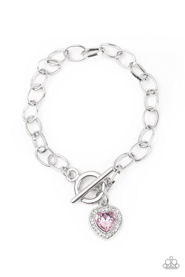Paparazzi Bracelet ~ Going Steady - Pink
