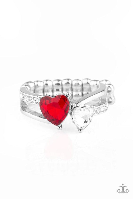 Paparazzi Ring ~ Always Adored - Red