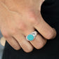 Carbon Print - Blue - Paparazzi Ring Image