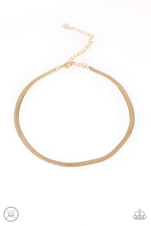 Serpentine Sheen - Gold - Paparazzi Necklace Image