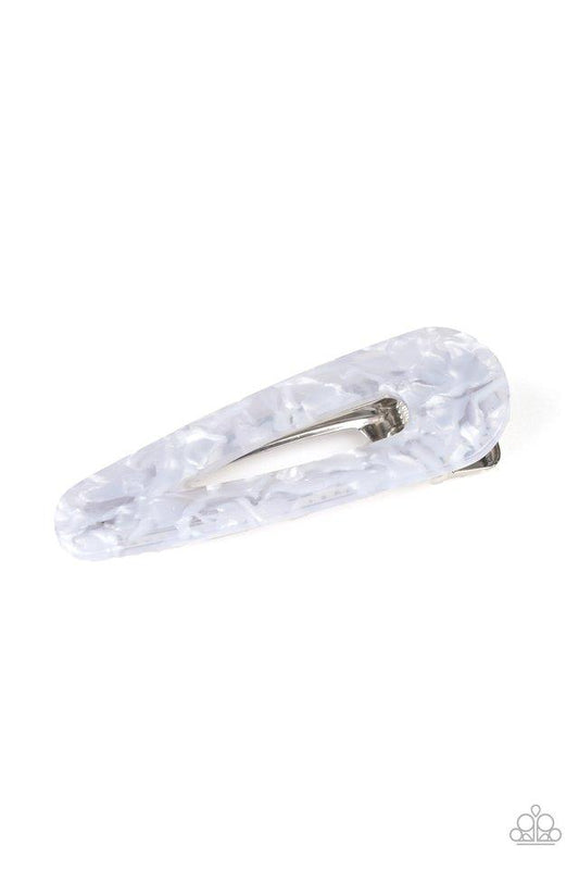Paparazzi Hair Accessories ~ Not a Hair Out of Place - White