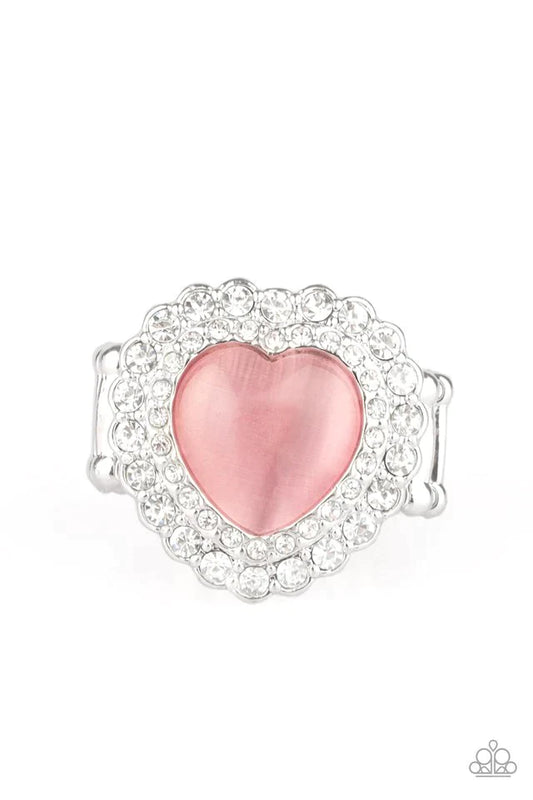 Paparazzi Ring ~ Lovely Luster - Pink