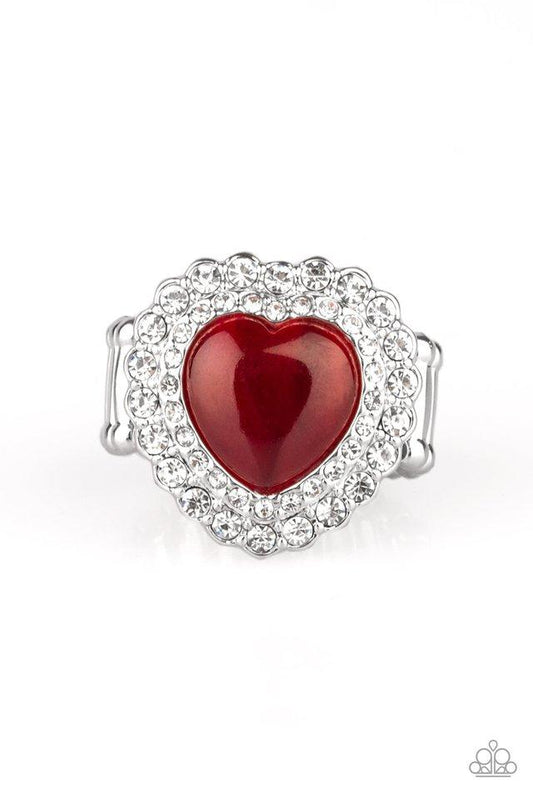 Paparazzi Ring ~ Lovely Luster - Red