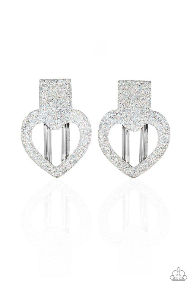 Paparazzi Hair Accessories ~ Glitter-Hearted - Multi