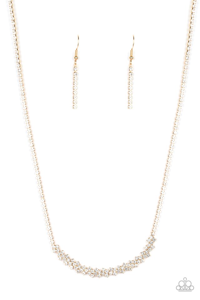 Glamour Glow - Gold - Paparazzi Necklace Image
