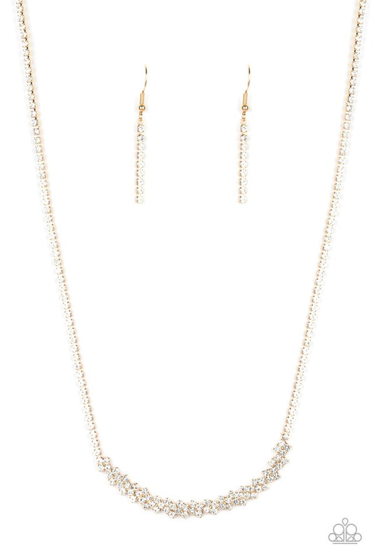 Glamour Glow - Gold - Paparazzi Necklace Image