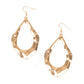 Industrial Imperfection - Gold - Paparazzi Earring Image