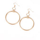 Total Focus - Gold - Paparazzi Earring Image