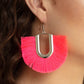 Tassel Tropicana - Pink - Paparazzi Earring Image