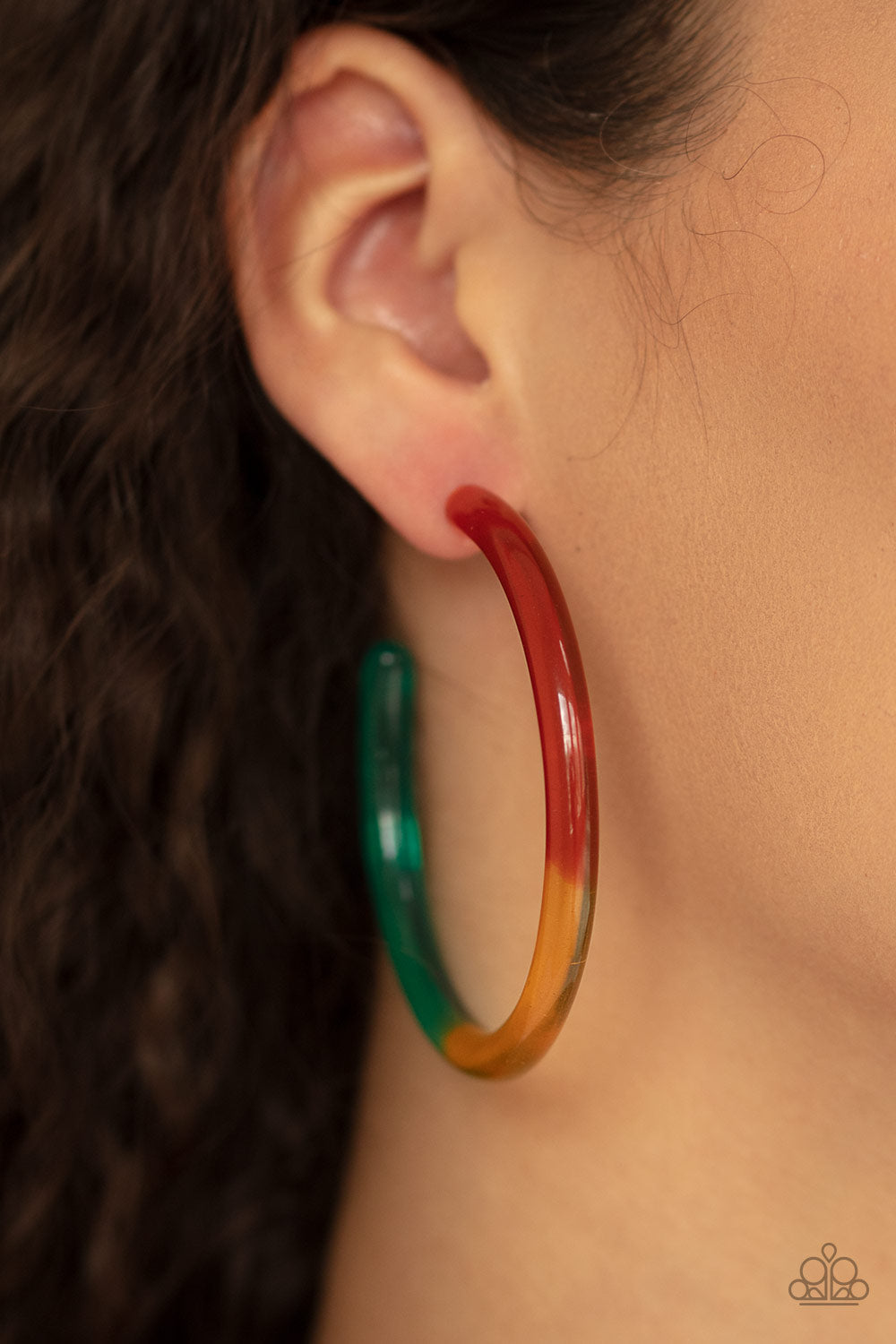 Paparazzi Earring ~ Awesome Aura - Multi