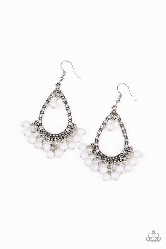 Positively Prismatic - White - Paparazzi Earring Image