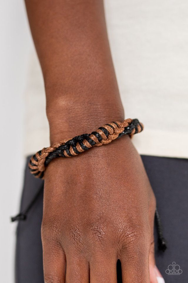 Outdoor Expedition - Brown - Paparazzi Bracelet Image