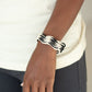 WEAVE High and Dry - Black - Paparazzi Bracelet Image