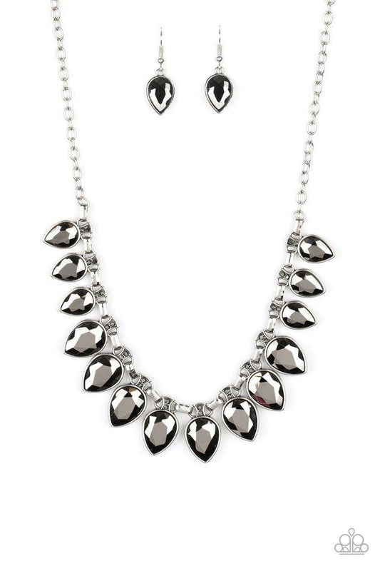 Paparazzi Necklace - FEARLESS is More - Silver