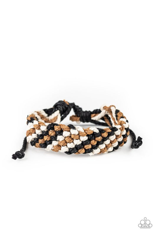 WEAVE No Trace - Black - Paparazzi Bracelet Image